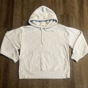 TNA Sweatfleece Light Gray Hoodie